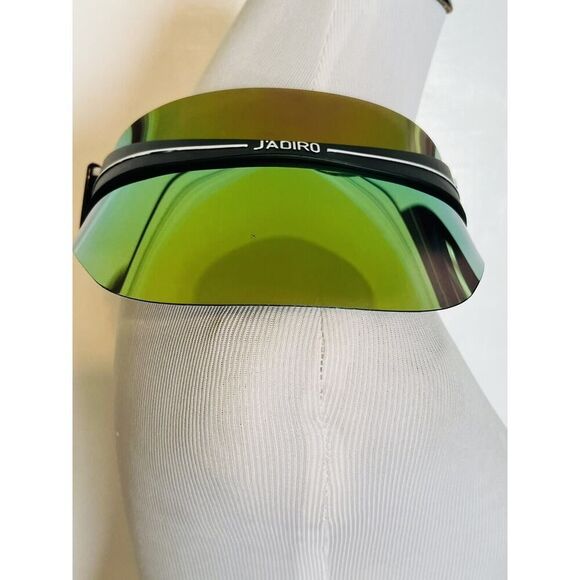 Designer Fashion Gold Mirror Sun Visor Chic Luxury Quality Summer Beach Chic main image 6